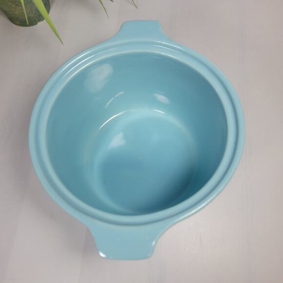 Vintage Cameron/Cronin Pottery Dutch Blue Tulip Bean Pot Casserole - Picture 3 of 6